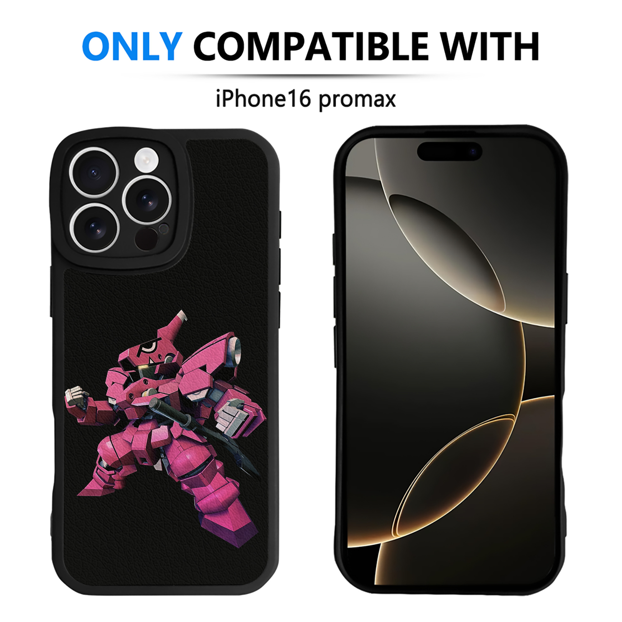 （画像用） 機動戦士ガンダム Mobile Suit Gundam 【iPhone 16シリーズ対応】シリコンスマホケース（レザー調） 材質：シリコン